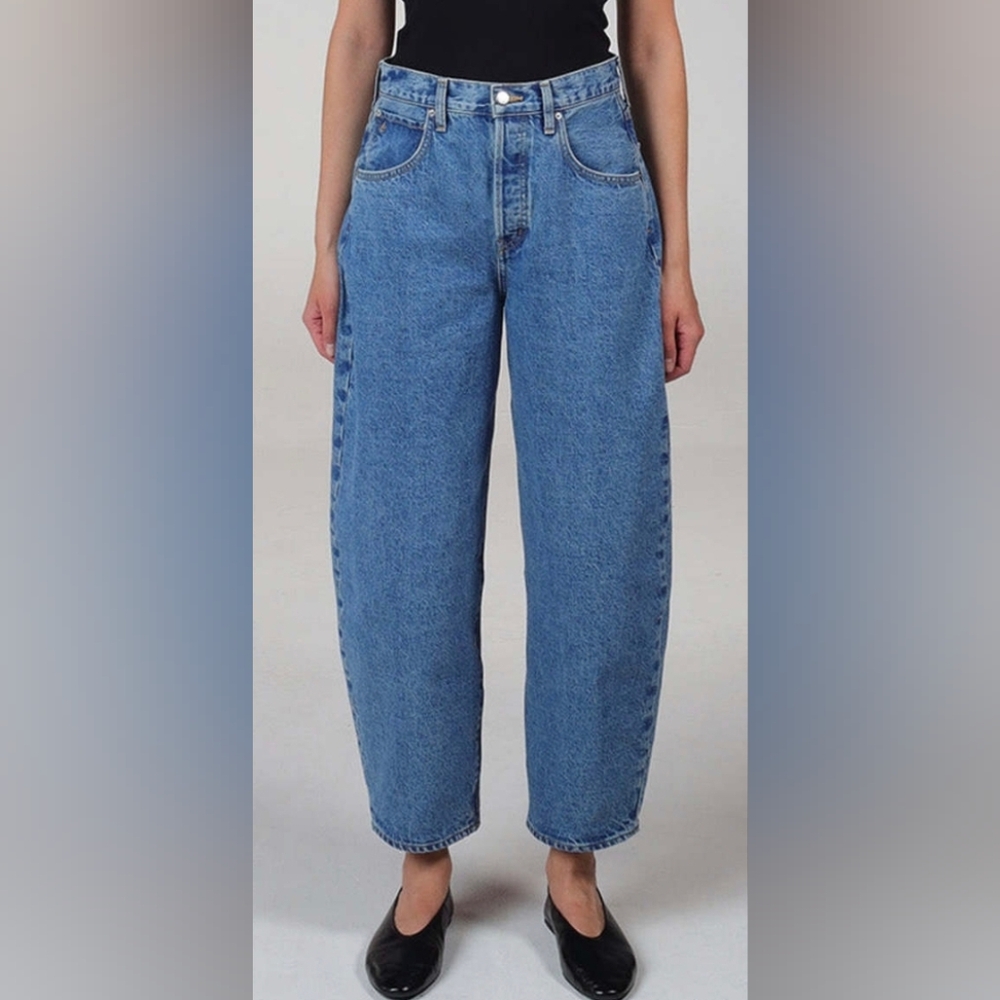 NWT Etica CASSEL ULTRA HIGH BARREL DEMIN BLUESTONE SIZE 26
